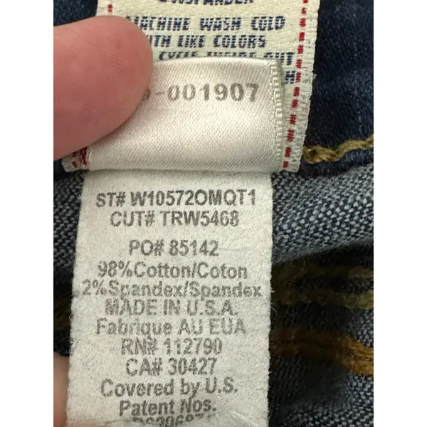 True Religion Women's Becca Mid Rise Bootcut‎ Denim Jeans Size 29 W10572OMQT1 - Image 8