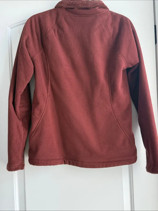 The North Face Women's Full-Zip Fleece Jacket - Brick Red (Maroon) - Image 5