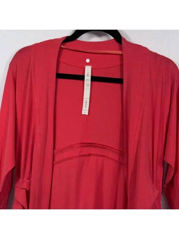 Lululemon Namaste Open Front Yoga Cardigan Wrap Women’s Size 4 - Image 2