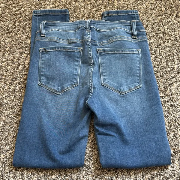 Flying Monkey Women's Blue Skinny Jeans - Image 4