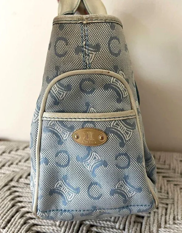 Celine Macadam Boogie Sky Handbag - Image 6