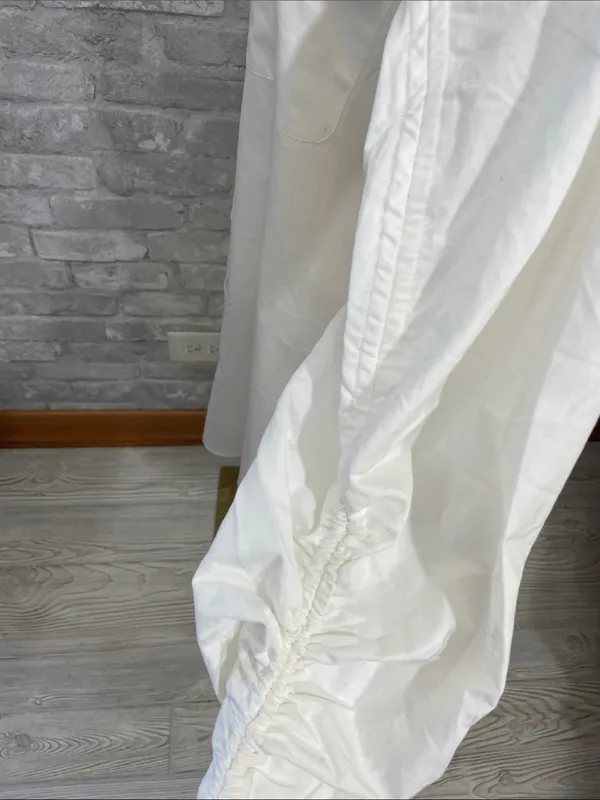 Missguided White Oversized Shirt Dress with Chest Pocket - Image 2