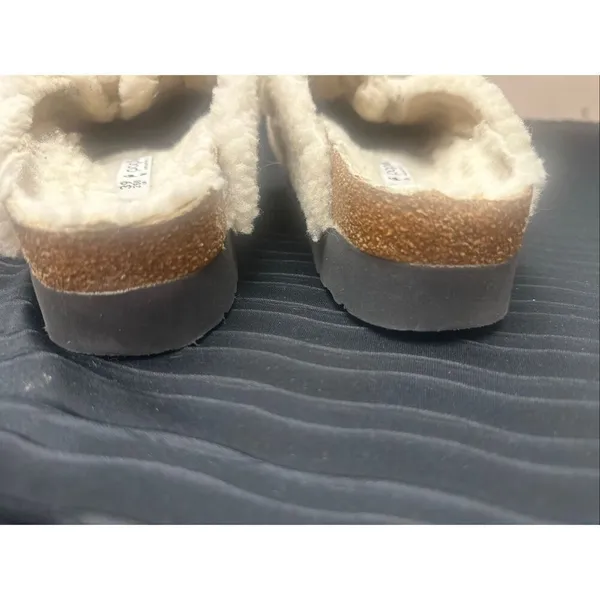 Birkenstock Papillio Boston Teddy Shearling Big Buckle Clogs Eu 39, Us 8.5 - Image 7