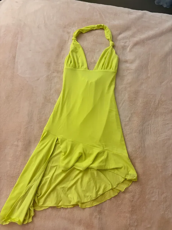 Peppermayo Yellow Mini Dress - Image 3