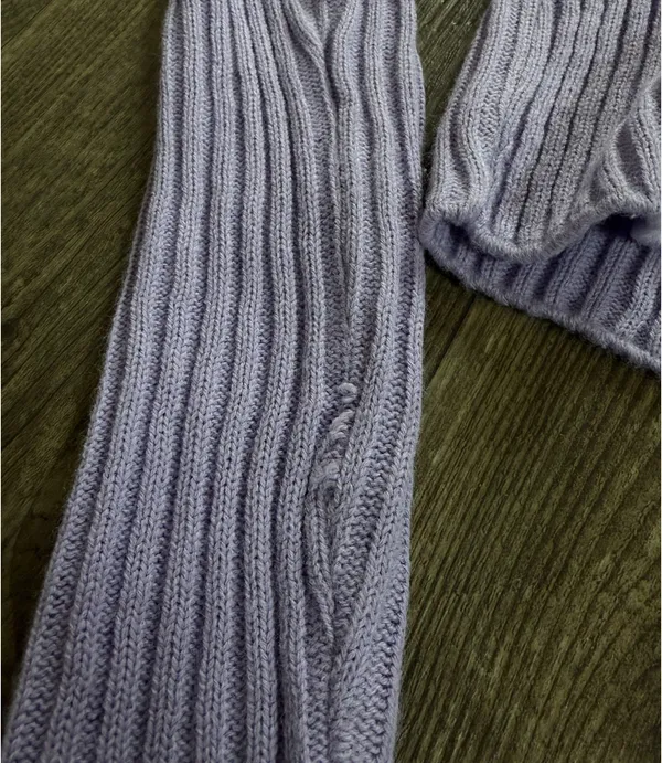 Purple Boohoo Cardigan Sweater - Image 2