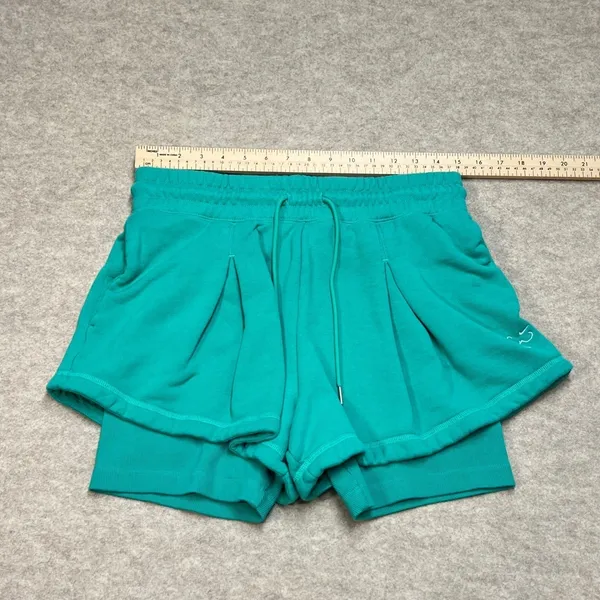 Nike Shorts Womens Medium Serena Williams Design Crew 3" Jade‎ Terry Athletic - Image 5