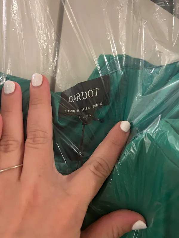 Bardot NWT Kelly Green Mini Homecoming Dress! - Image 5