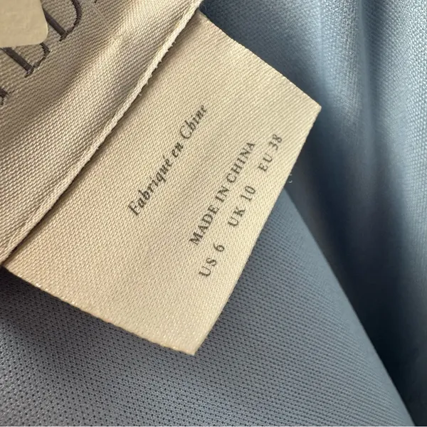 BHLDN Anthropologie Adena Dress Sleeveless Bridesmaid Gown Light Blue 6 NWT NEW - Image 7