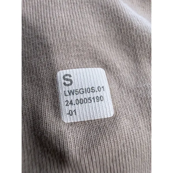 Lululemon Scuba mid-Rise Jogger‎ Cream oversized Sweatpants Sz S LW5GI0S - Image 5