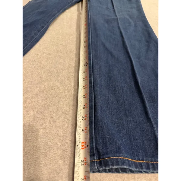 Wrangler Vintage No-Fault Denims High Rise Wide Leg Jeans Blue USA Made Size 20 - Image 5