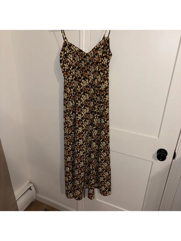 Urban Outfitters NWT Floral Side Slit Small Spaghetti Strap Sun Dress Brand NEW - Image 5