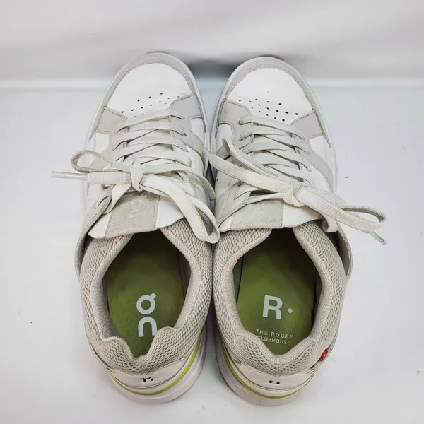 On THE ROGER Clubhouse CloudTec Womens 9 Tennis Sneakers White‎ Yellow - Image 5