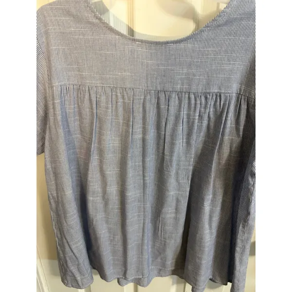 Embroidered Floral Peasant‎ Blouse | Short Sleeve Boho Top - Image 11