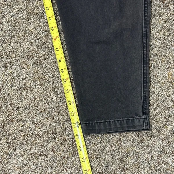 Free People Margate Paperbag Pants Washed‎ Black XS Utility Drawstring - Image 3