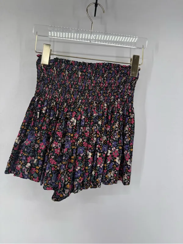 Natural Life purple and pink floral print shorts‎ size xs NWT - Image 2
