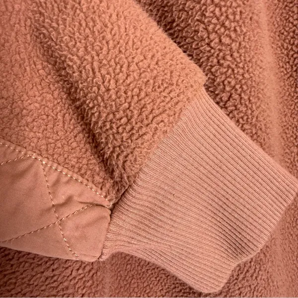 Abercrombie & Fitch Quilted Fleece Snap Pullover – Women’s Large - Image 5