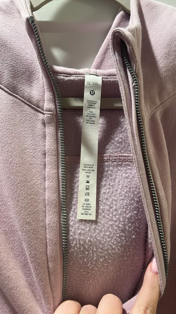 Lululemon Scuba Hoodie Half-Zip XL/XXL - Image 3