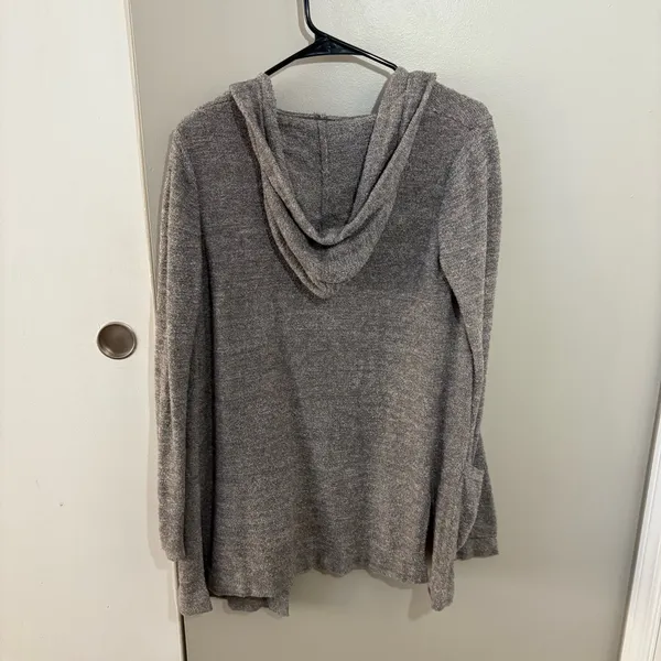 Barefoot Dreams Cozychic Lite Grey Cardigan Sweater - Image 2