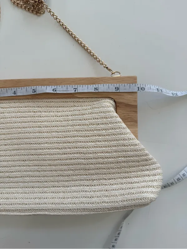 NWT Haute Hippie Woven Chain Strap Clutch - Image 5