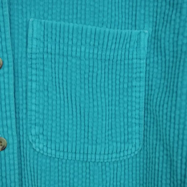 LL Bean Women's Corduroy Relaxed Button Down Heavy Shirt Small - Image 7
