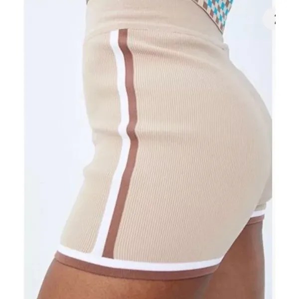 Cotton On Body‎ Women’s Summer Knit Bike Shorts Sesame Tan S $36 - Image 2