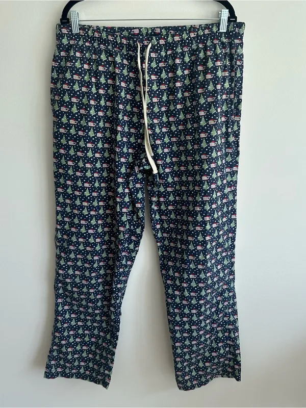 Vineyard Vines Christmas Trees & Santa Whales Pajama Pants - Image 3