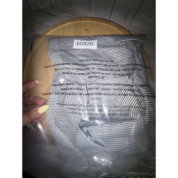 lululemon swiftly tech long 6 black white stripe - Image 11