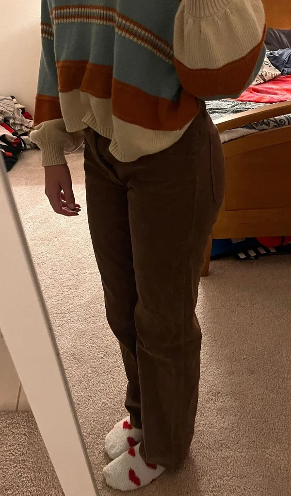 brown corduroy pants - Image 3