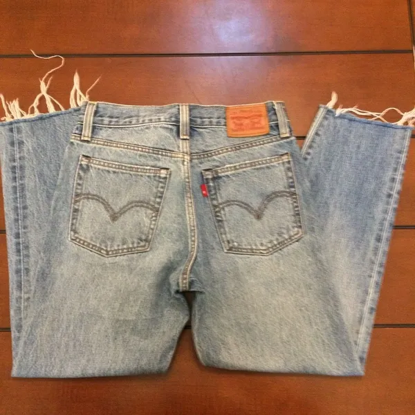 Levi’s made by white oak cone denim button fly ray hem 25 - Image 11