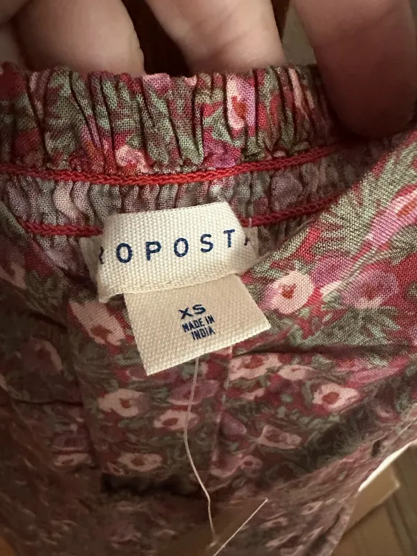 Aeropostale NWT Floral Jumpsuit Smocked Boho Cottagecore Wide Leg Flowy - Image 4