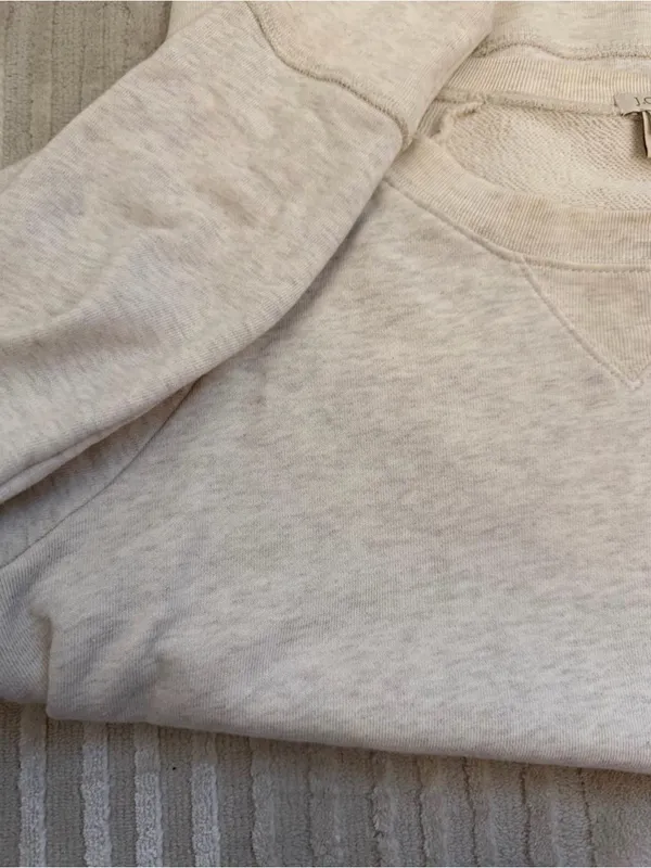 Crew Oatmeal Crewneck Sweatshirt 🤍 Size Small - Image 5