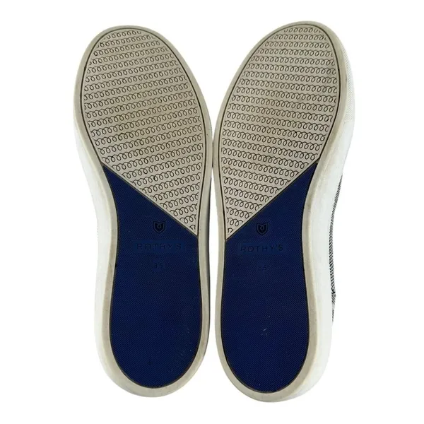 Rothy’s The Original Slip On Sneaker in Anchor Navy Blue & White Size 8.5 - Image 9