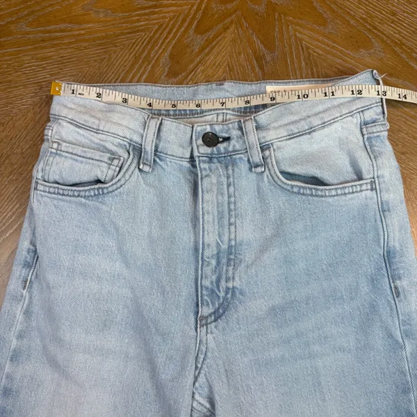Rag &‎ Bone Hattie Mid Rise Full Length Straight Leg Jeans Light Wash Size 25 - Image 8