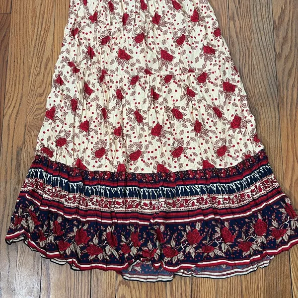 Faithfull‎ The Brand x Anthropologie Floral Polka Dot Melia Midi Dress Small - Image 5