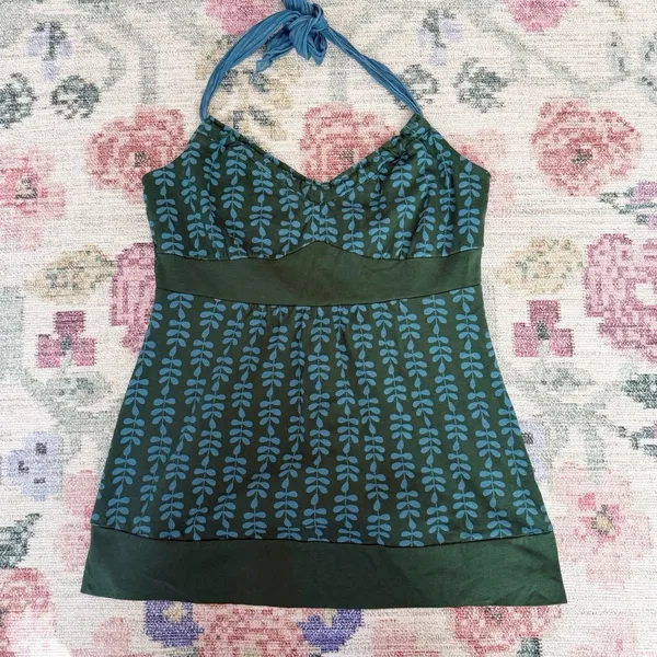Vintage American Eagle Y2K Babydoll Halter Top Medium Bohoh 2010s Bella Swan - Image 5