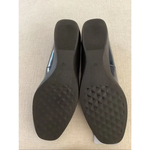 Aerosoles Tema ballet wedge pumps navy Blue, Size 10, NWT no box - Image 7
