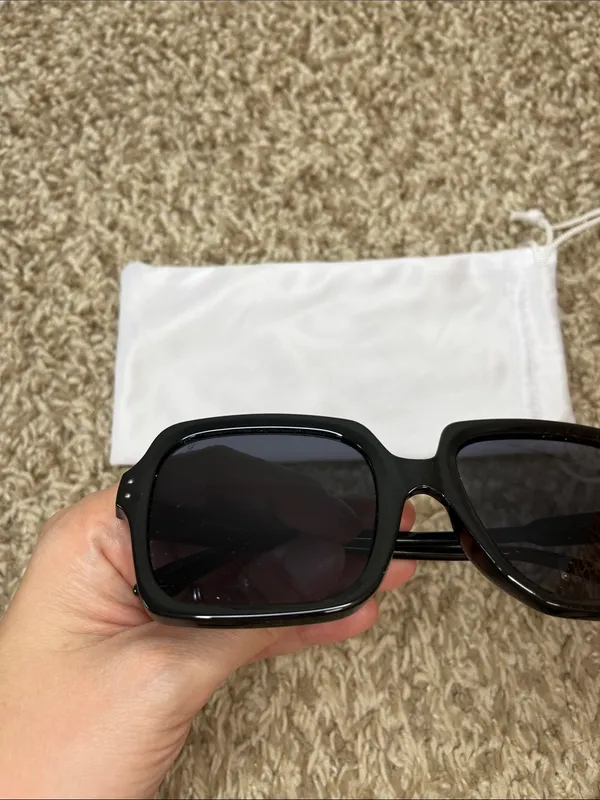 NIB Jeepers Peepers Black Oversized Square Sunglasses - Image 4