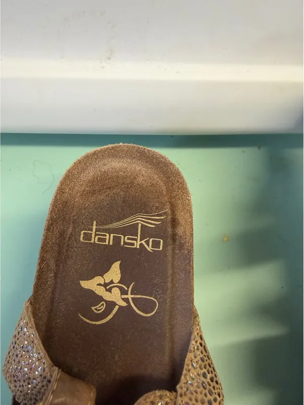 Dansko Strappy Brown Leather Sandals, Size 37 - Image 3