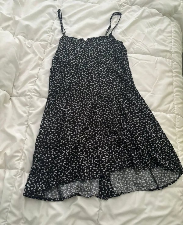 Aeropostale Black Floral Dress - Image 2