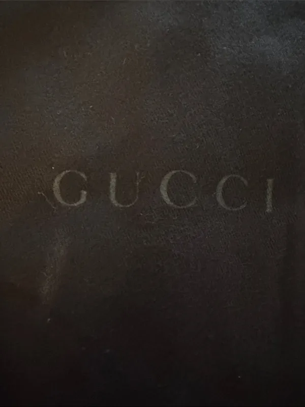Gucci Black Logo Dust Bags, Pair - Image 2