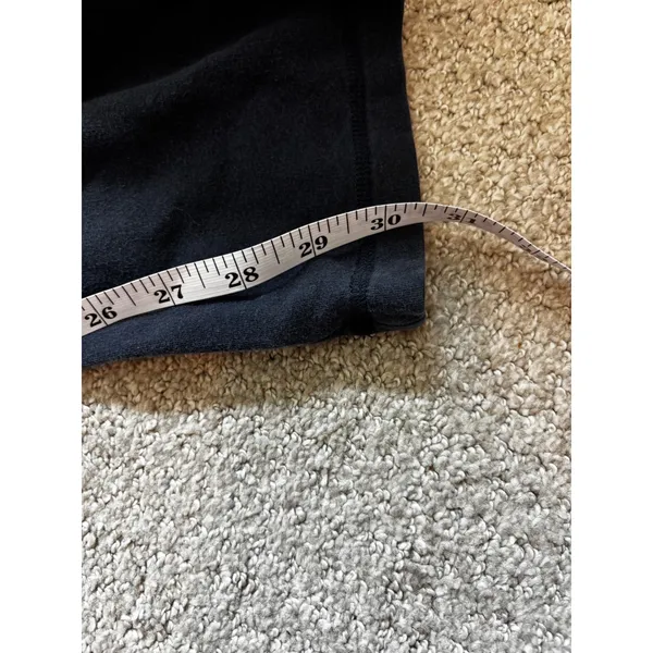 L.L. Bean Sweatpants Large Navy Blue Wide Leg Drawstring Loungewear 275705 - Image 5