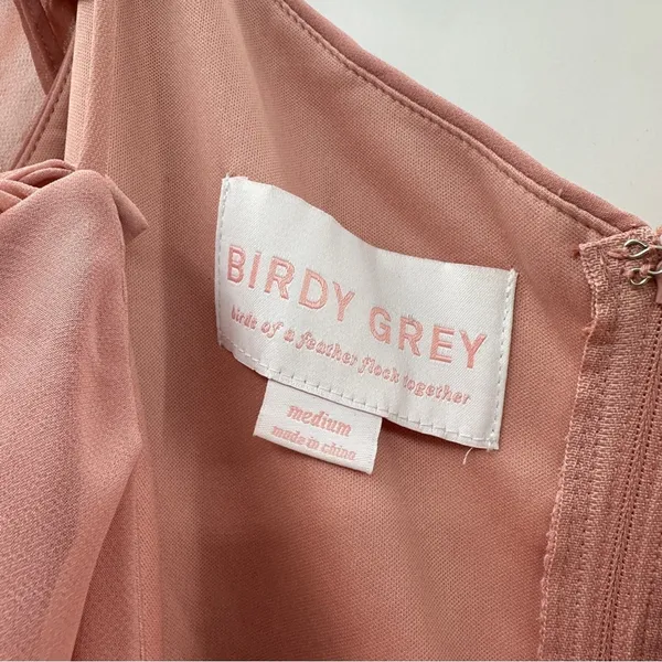 Birdy Grey Devin‎ Convertible Sleeveless Bridesmaid Dress in Dusty Rose Sz M NEW - Image 8