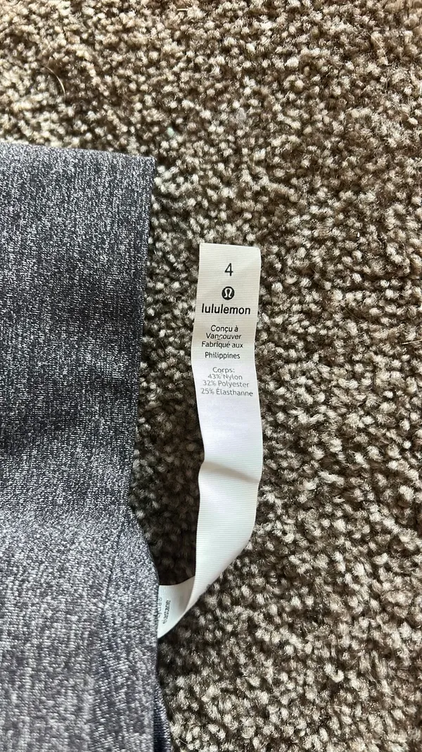 Grey Lululemon Leggings 4 - Image 2