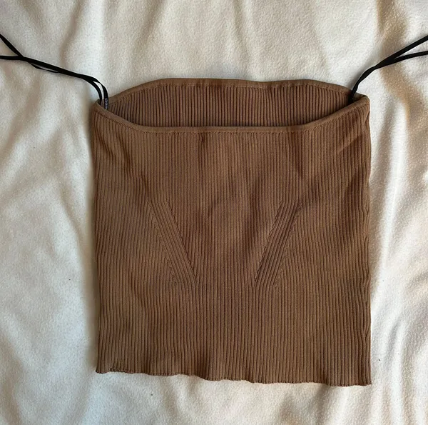 Tube Top Brown Size M - Image 3