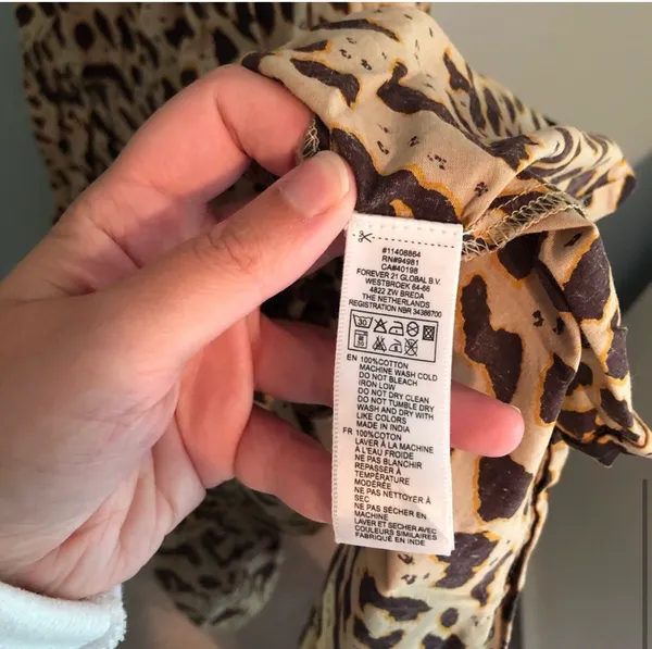 XXI Animal Print Dress - Image 4