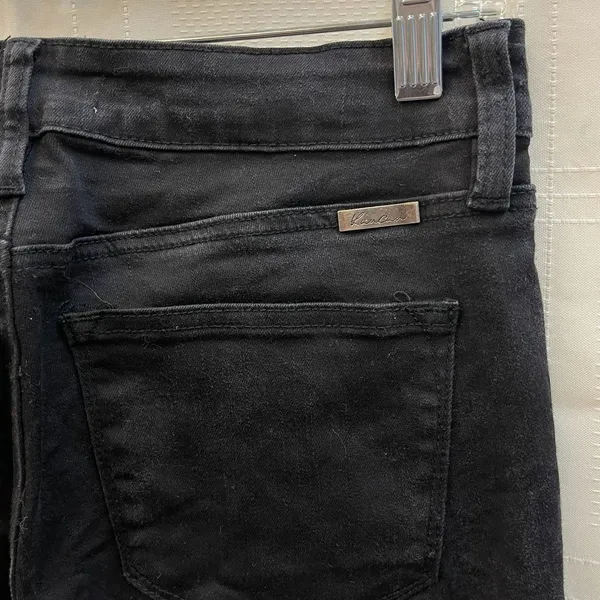 KanCan Flare Jeans Black Denim Size 26 - Image 7