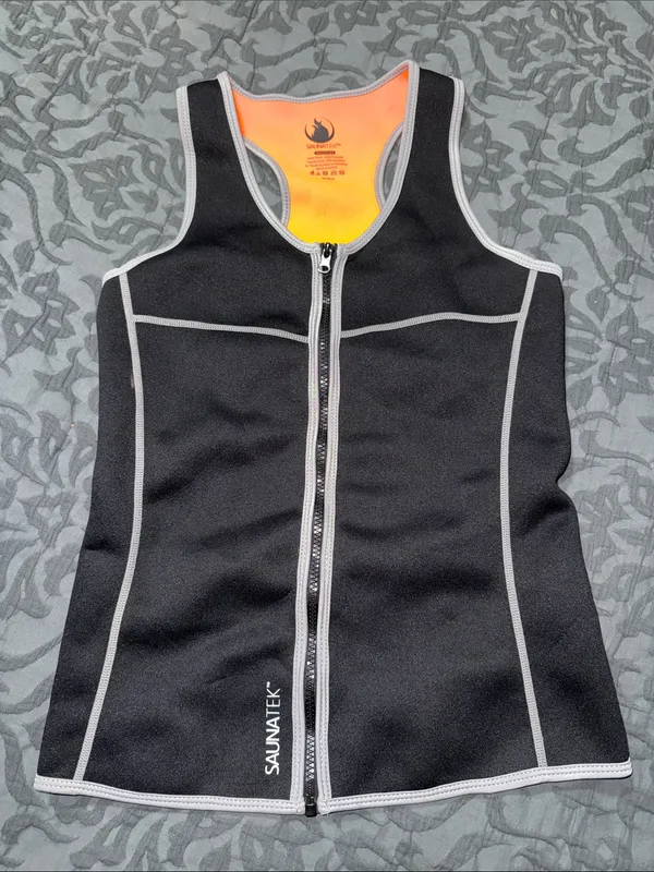Saunatek Sauna Sweat Suit Vest for Exercise and Heat Training women’s medium - Image 2