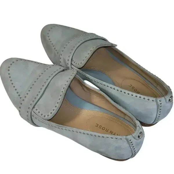 Taryn Rose‎ Bristol Studded Suede Twee Classy Comfort Loafers 8.5 - Image 8