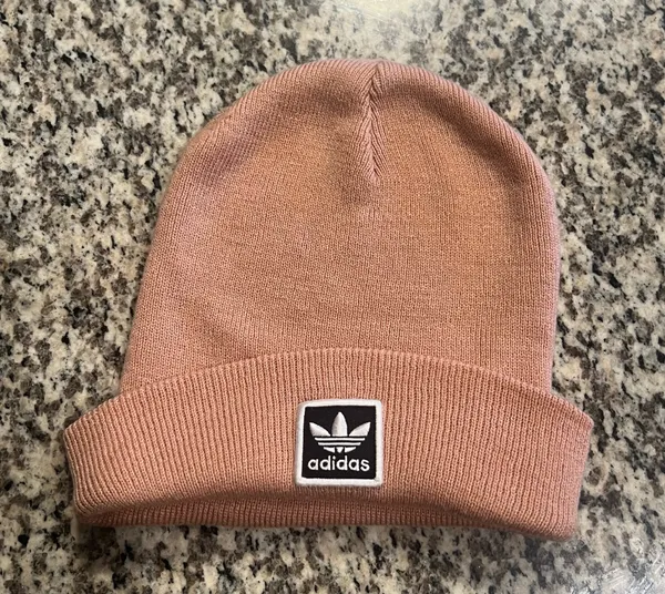 Adidas Trefoil Beanie Winter Knit Hat Stocking Cap Acrylic Snow Men Women Brown - Image 2
