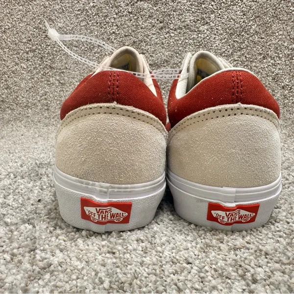 VANS Old Skool Canvas/Suede Fired Brick skater Classic Mens 8.5 Womens 10 NEW - Image 4